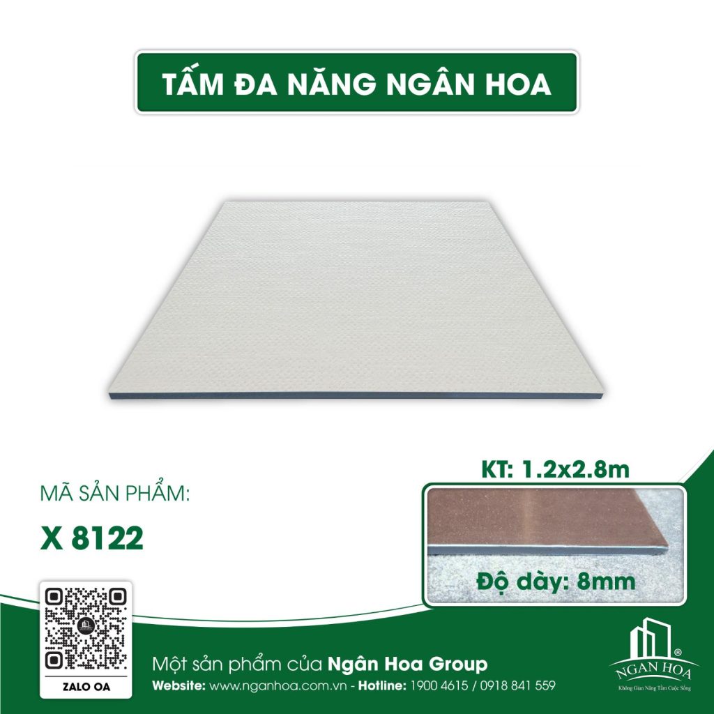 Tấm đa năng Ngân Hoa X 8122