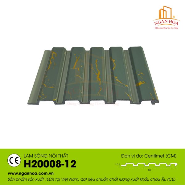 Tấm ốp lam sóng H20008-12