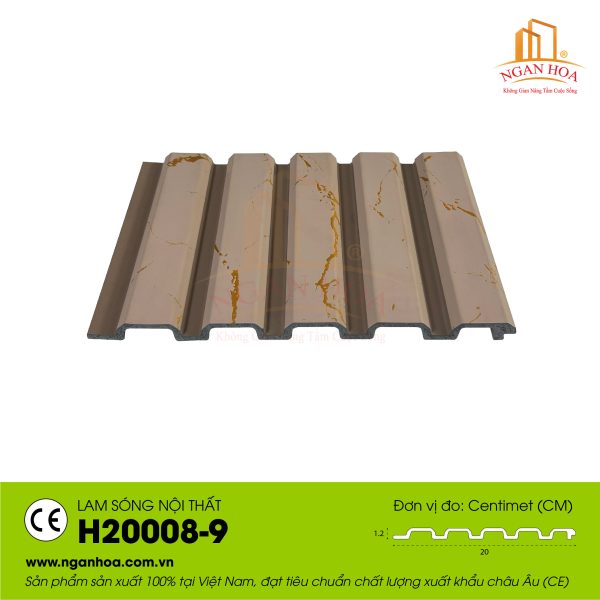 Tấm ốp lam sóng H20008-9