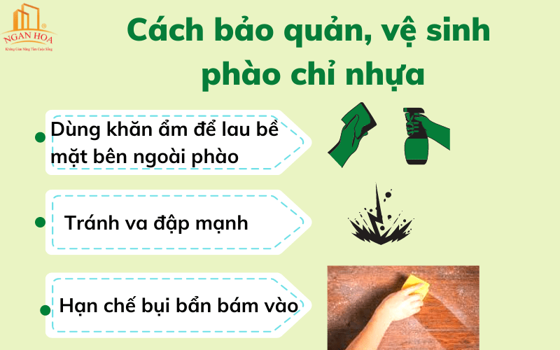 Hướng dẫn bảo quản vệ sinh phào chỉ nhựa