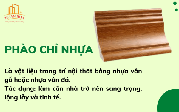Phào chỉ nhựa là gì