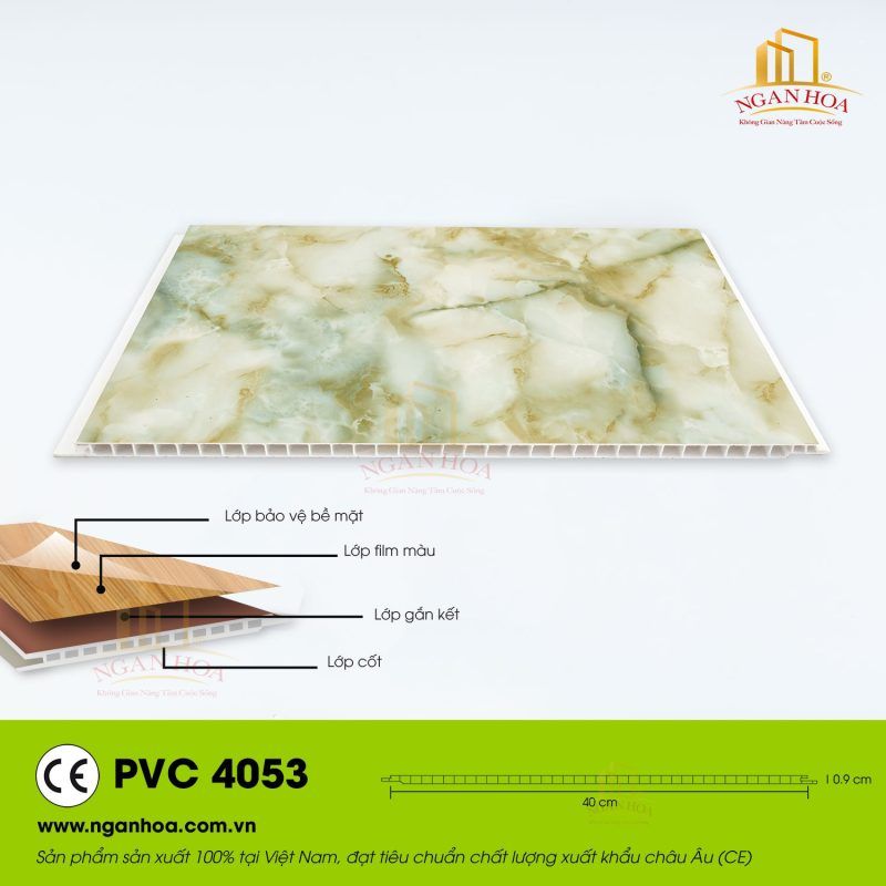 Tấm ốp vân đá PVC-4053