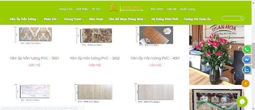 Hãy liên hệ với Ngân Hoa để có báo giá tấm ốp tường PVC hấp dẫn