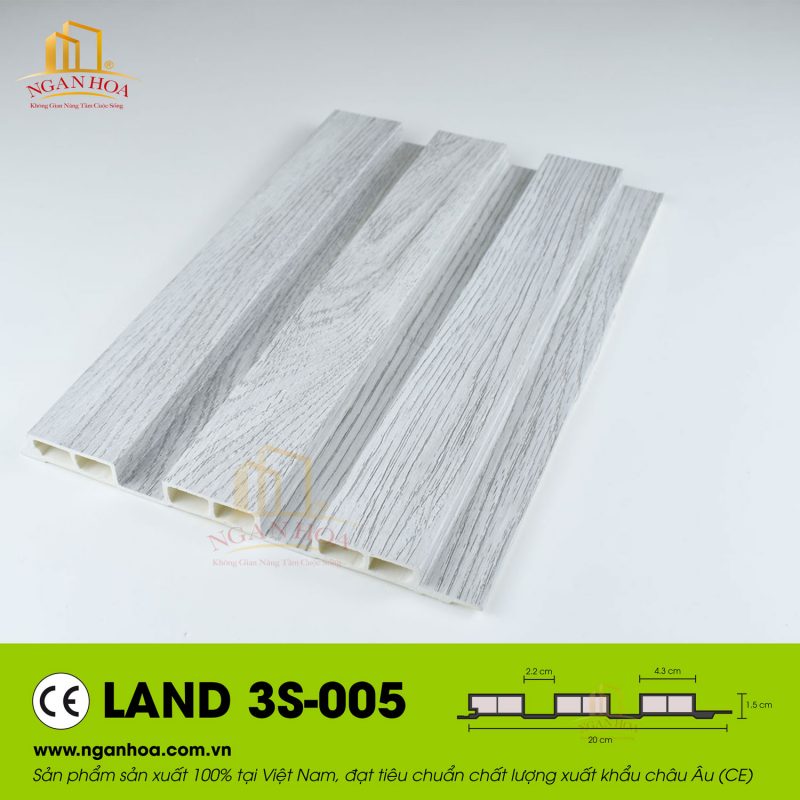 Lam nhựa ốp tường LAND-3S-005