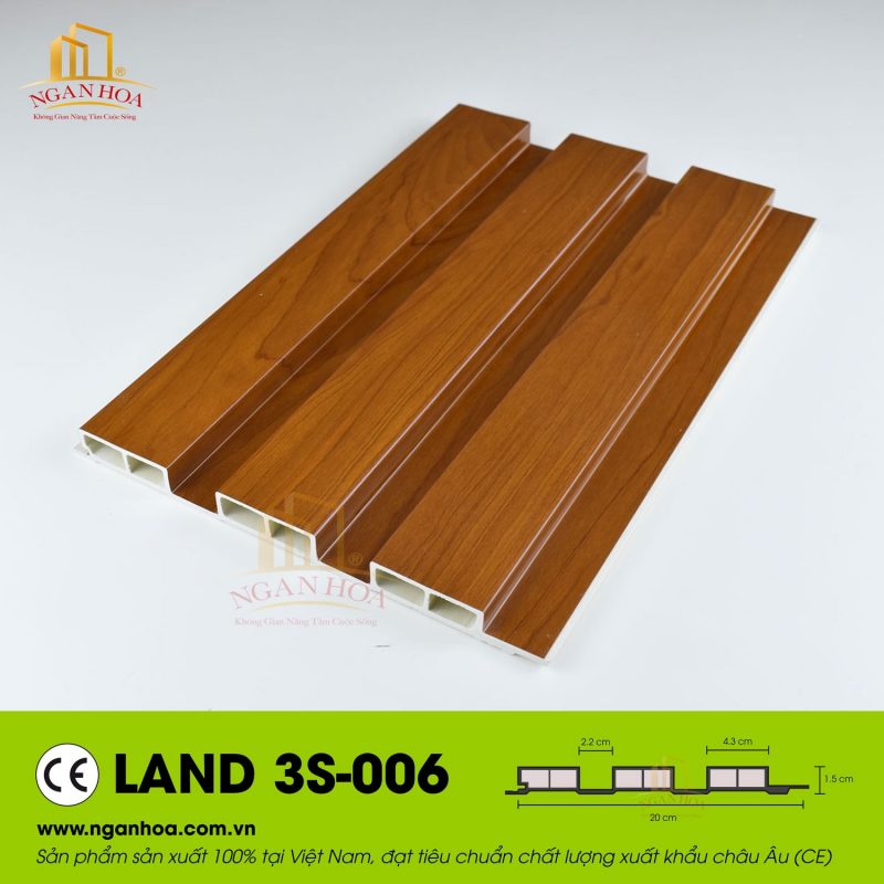 Lam nhựa ốp tường LAND-3S-006