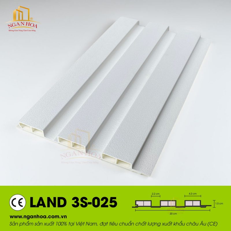 Lam nhựa ốp tường LAND 3S-025