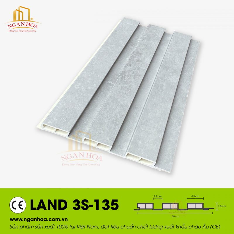 Lam nhựa ốp tường Land 3S-135