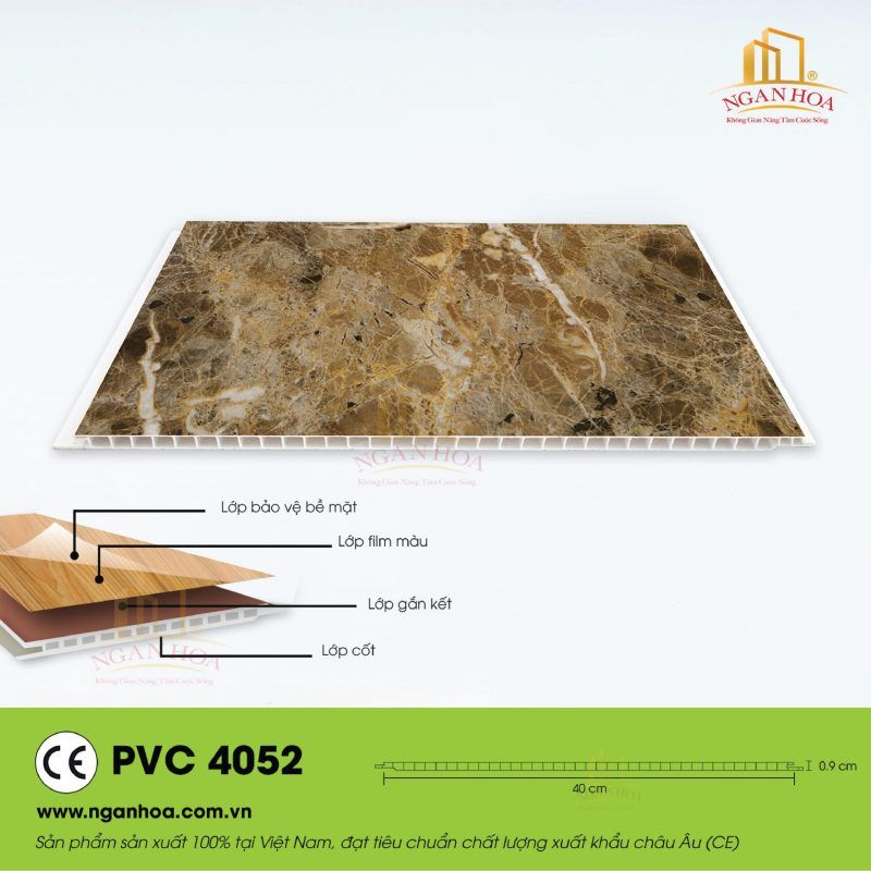Tấm ốp vân đá PVC-4052