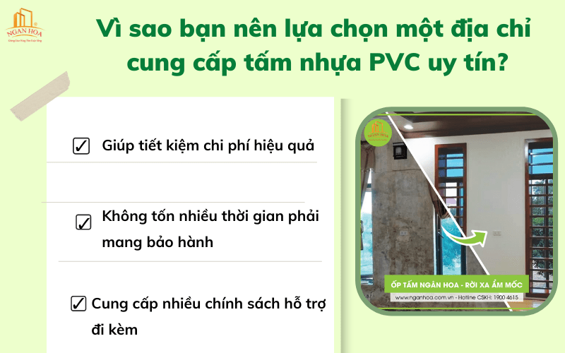 Lý do bạn nên lựa chọn tấm nhựa PVC uy tín