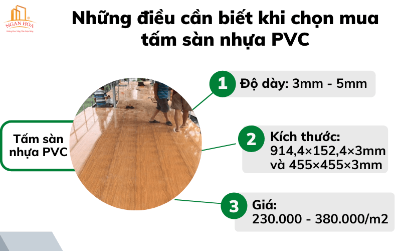 Những điều cần biết khi chọn mua tấm sàn nhựa PVC