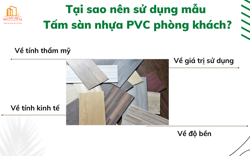Tại sao nên sử dụng mẫu Tấm sàn nhựa PVC phòng khách