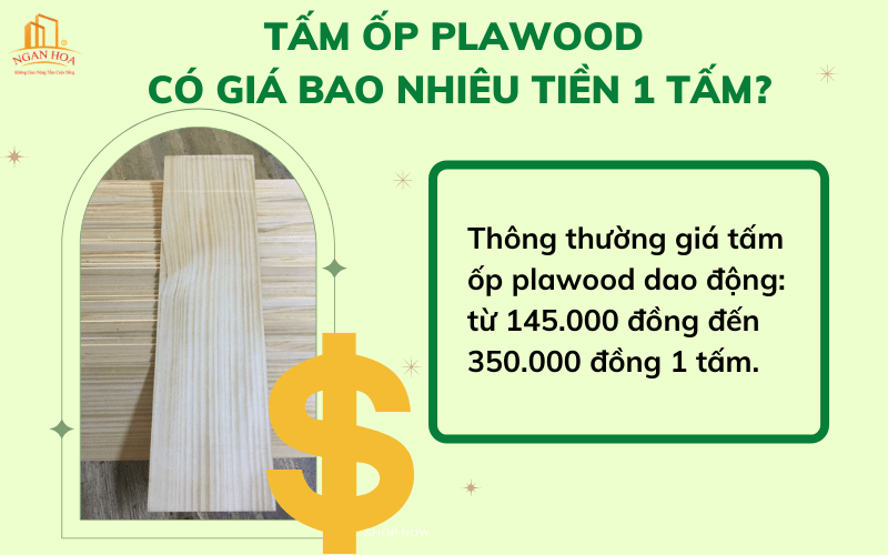 Tấm ốp plawood có giá bao nhiêu tiền 1 tấm