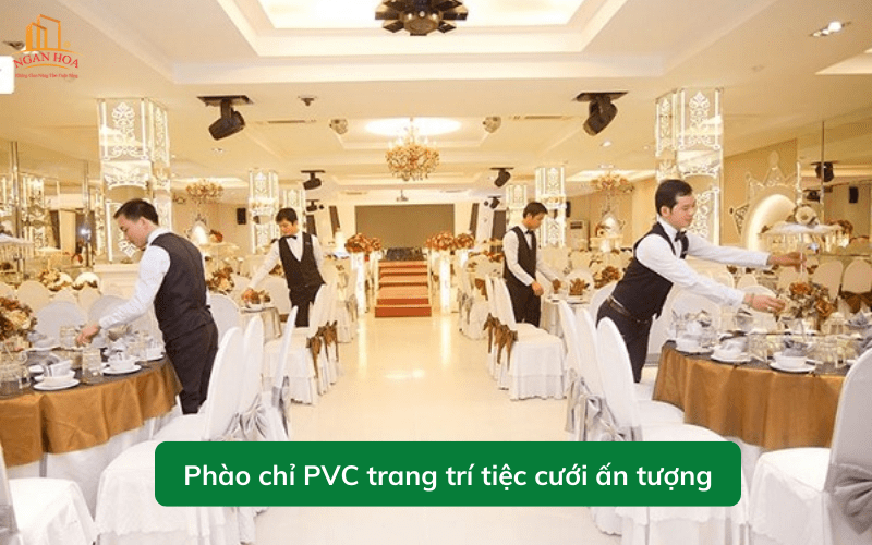 mẫu phào chỉ PVC trang trí tiệc cưới ấn tượng và mới nhất