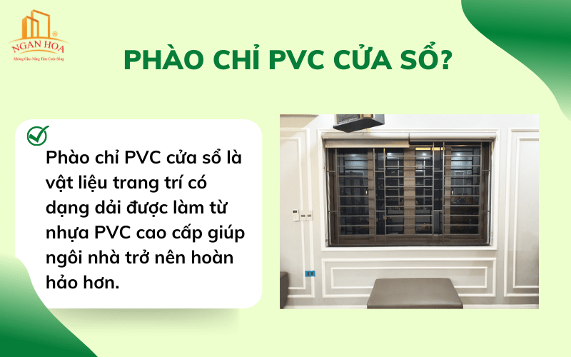 Phào chỉ PVC cửa sổ là gì