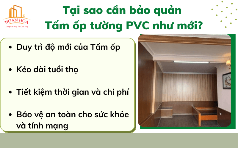Tại sao cần bảo quản Tấm ốp tường PVC như mới?