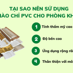Tại sao nên sử dụng phào chỉ PVC cho phòng khách