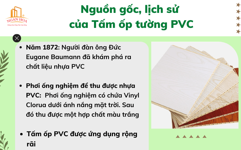 Nguồn gốc, lịch sử của Tấm ốp tường PVC