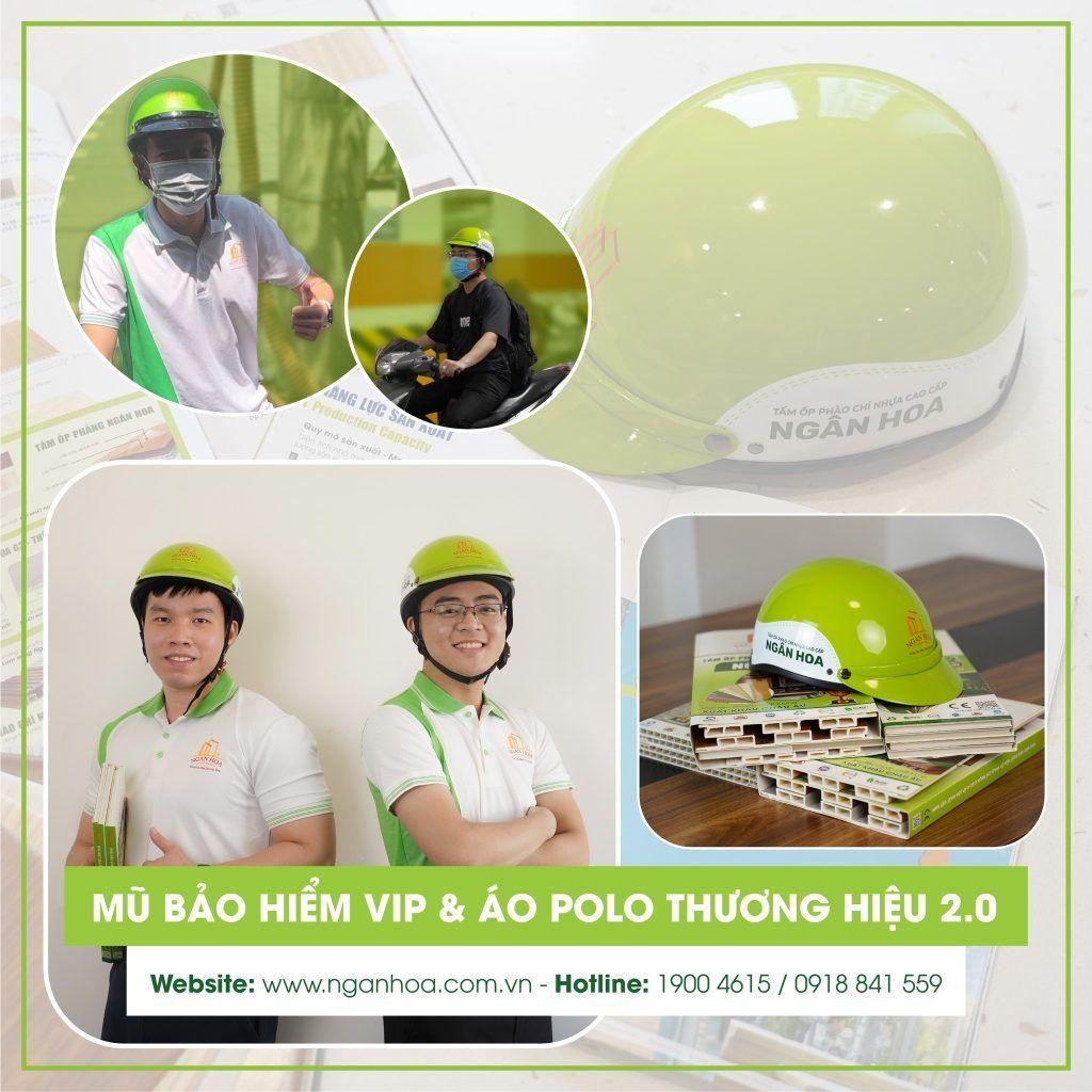 Mũ bảo hiểm VIP Ngân Hoa 2022  