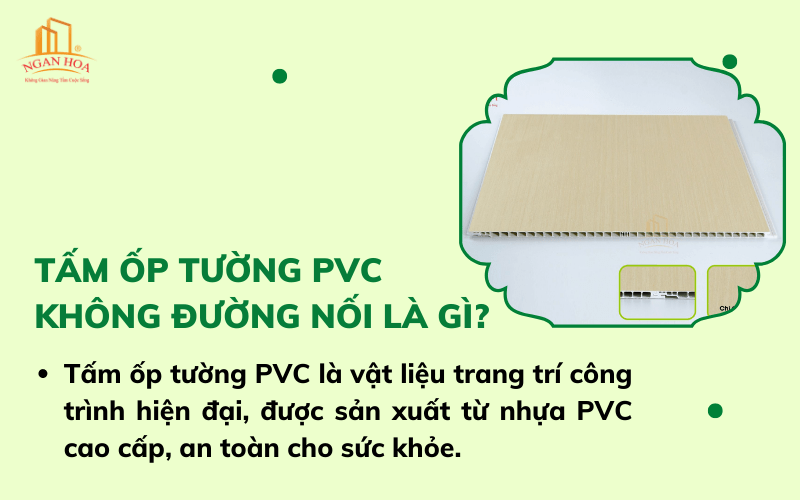 Tấm ốp tường PVC không đường nối là gì?