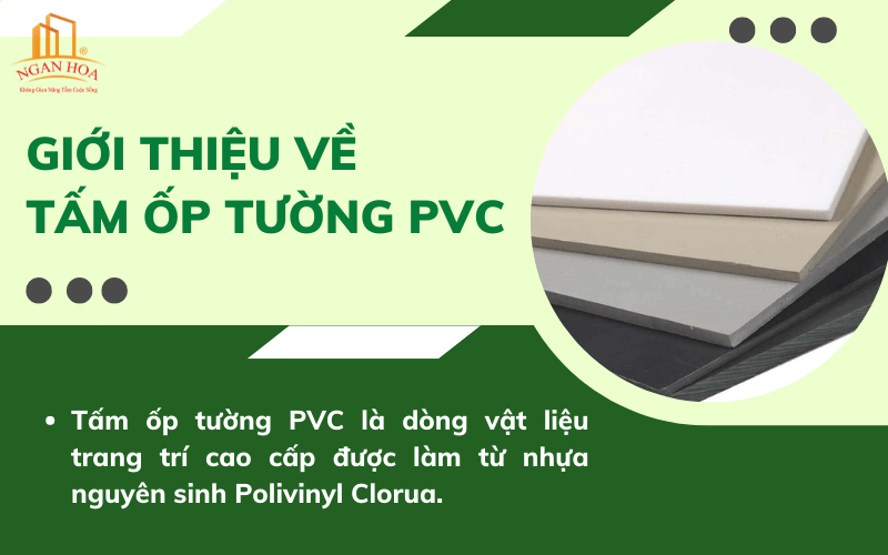 Giới thiệu về tấm ốp tường PVC