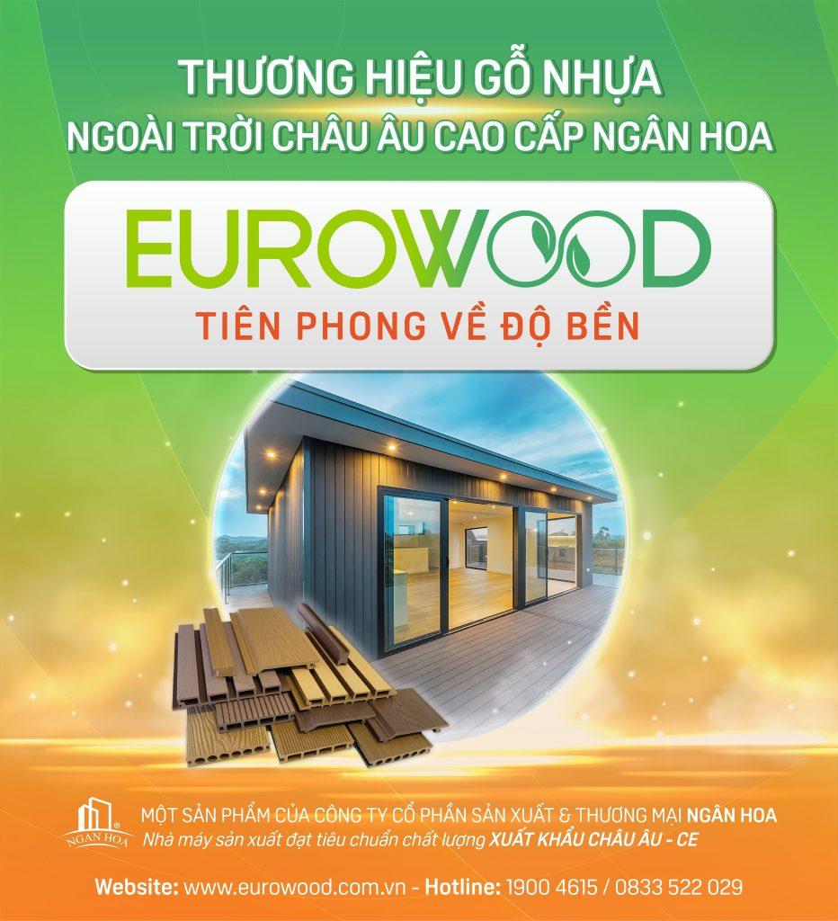 EUROWOOD - Thương hiệu gỗ nhựa ngoài trời Châu Âu cao cấp
