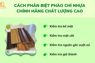 Cách phân biệt phào chỉ nhựa chính hãng chất lượng cao