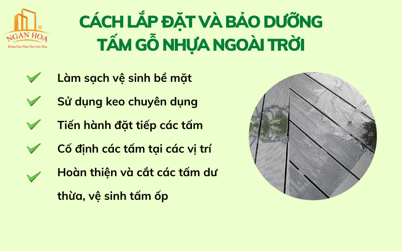 Báo giá tấm sàn nhựa giả gỗ ngoài trời