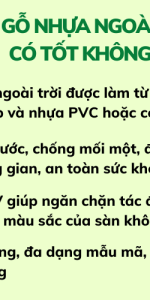 Giới thiệu về cấu tạo sàn gỗ nhựa ngoài trời