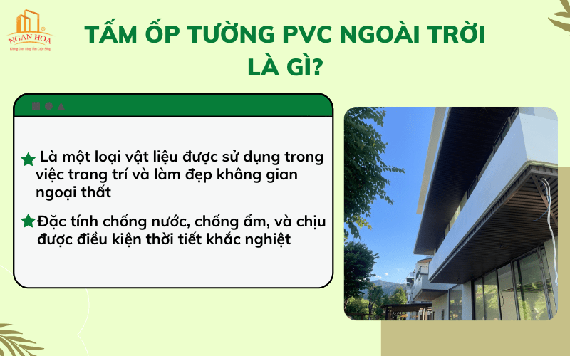 Tấm ốp tường PVC ngoài trời là gì?