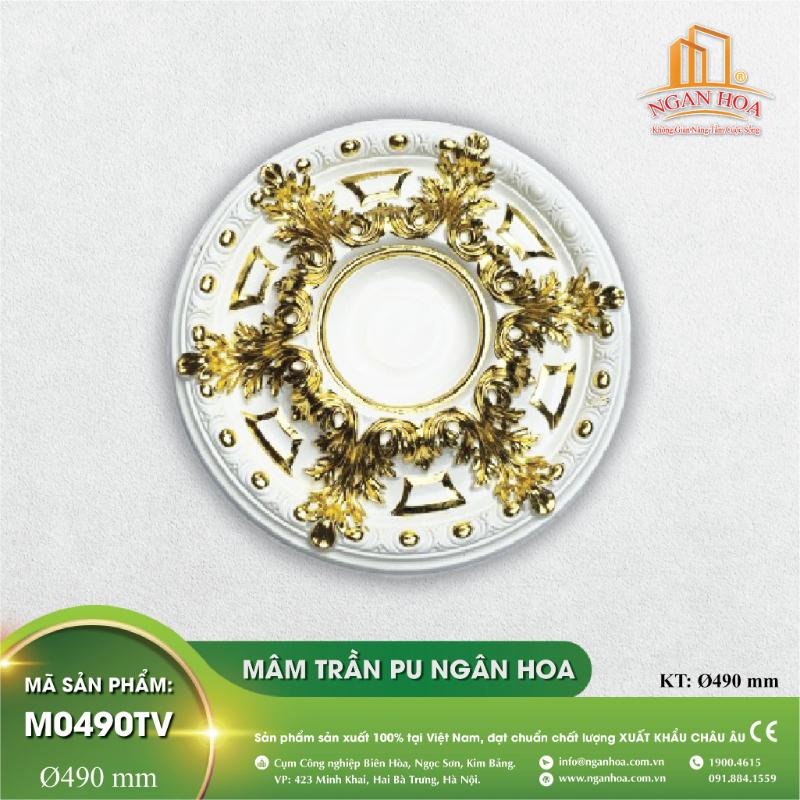 Mâm Trần PU Ngân Hoa - M0490TV