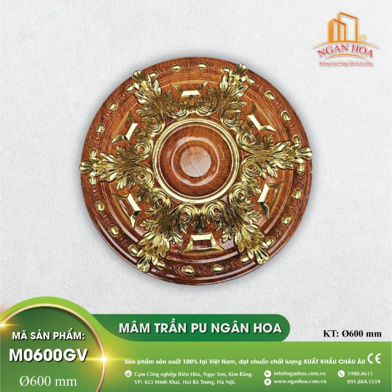 Mâm Trần PU Ngân Hoa - M0600GV