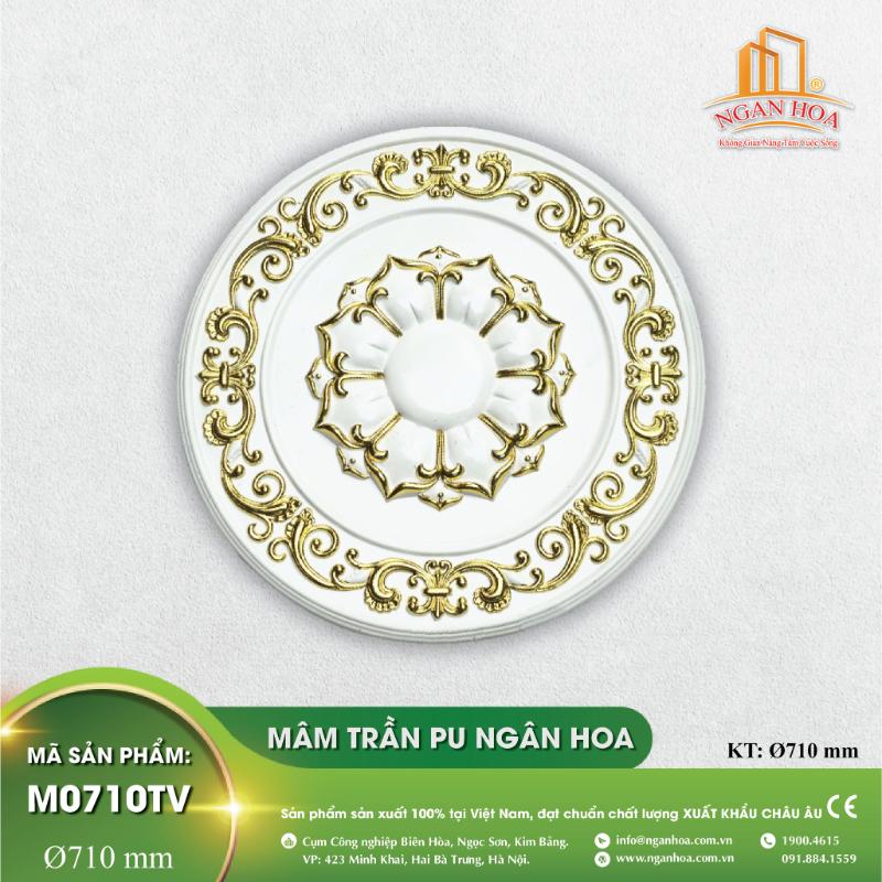 Mâm Trần PU Ngân Hoa - M0710TV