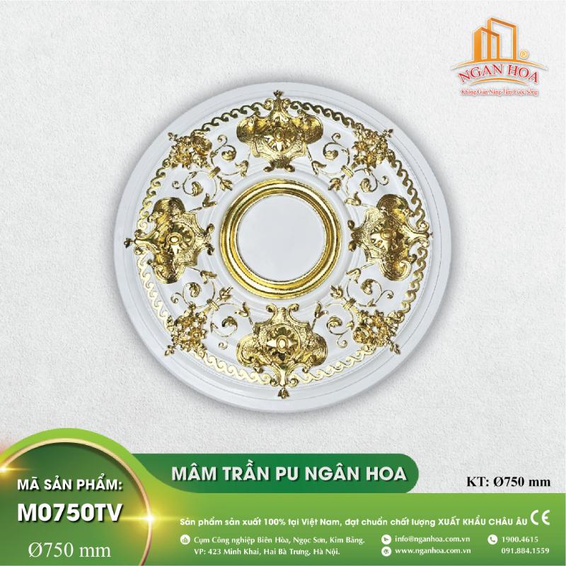 Mâm Trần PU Ngân Hoa - M0750TV