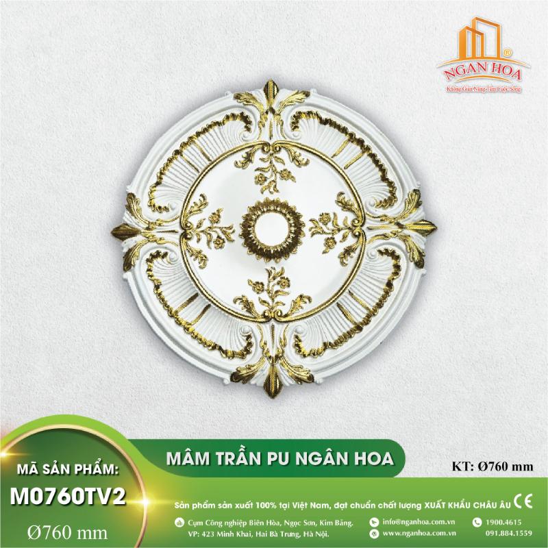 Mâm Trần PU Ngân Hoa - M0760TV2