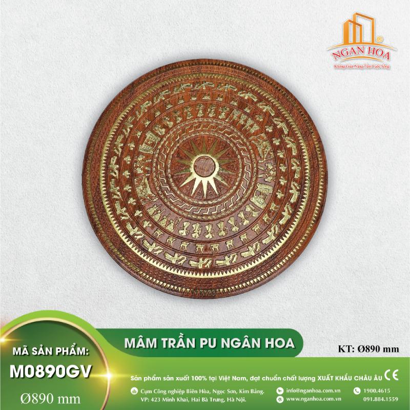 Mâm Trần PU Ngân Hoa - M0890GV