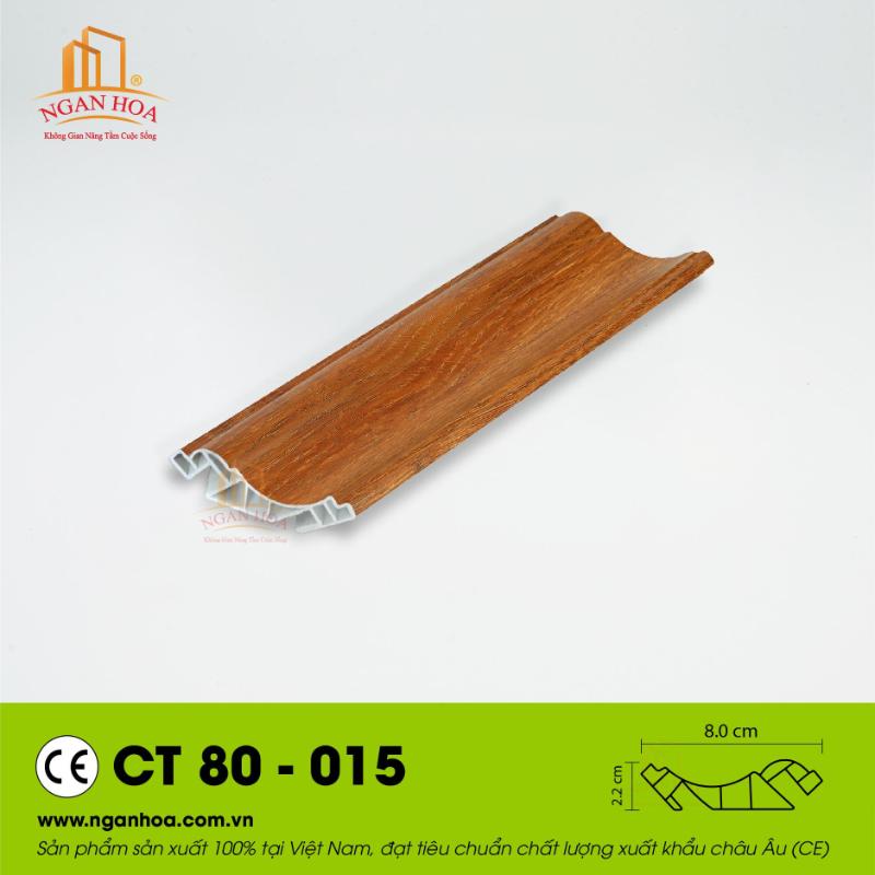 Mẫu phào chỉ PVC CT 80-015