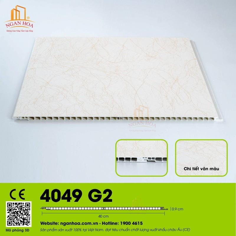 Tấm nhựa PVC 4049 g2 vân đá