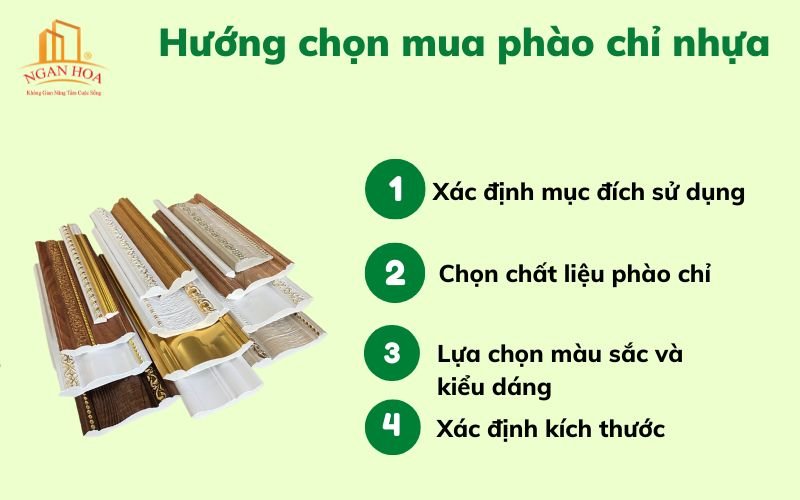 Hướng dẫn chi tiết chọn mua phào chỉ nhựa Ninh Bình