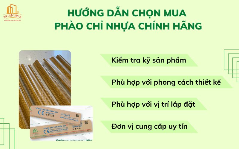 Hướng dẫn chọn mua phào chỉ nhựa Thái Bình