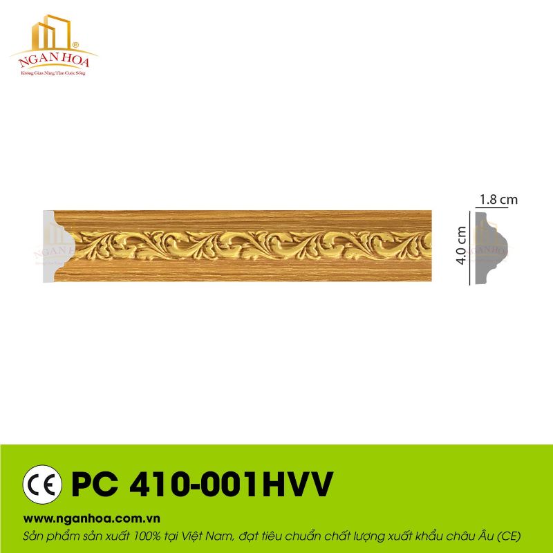 Mẫu Phào chỉ PS PC 410-001HVV