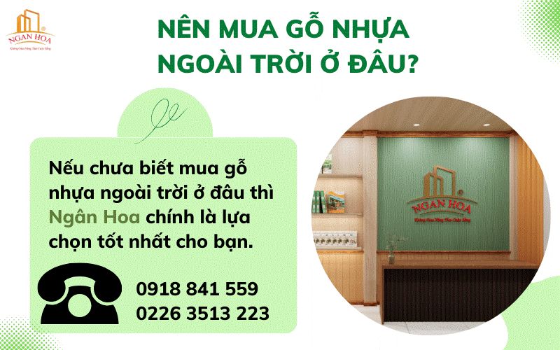 Nên mua gỗ nhựa ngoài trời ở đâu?