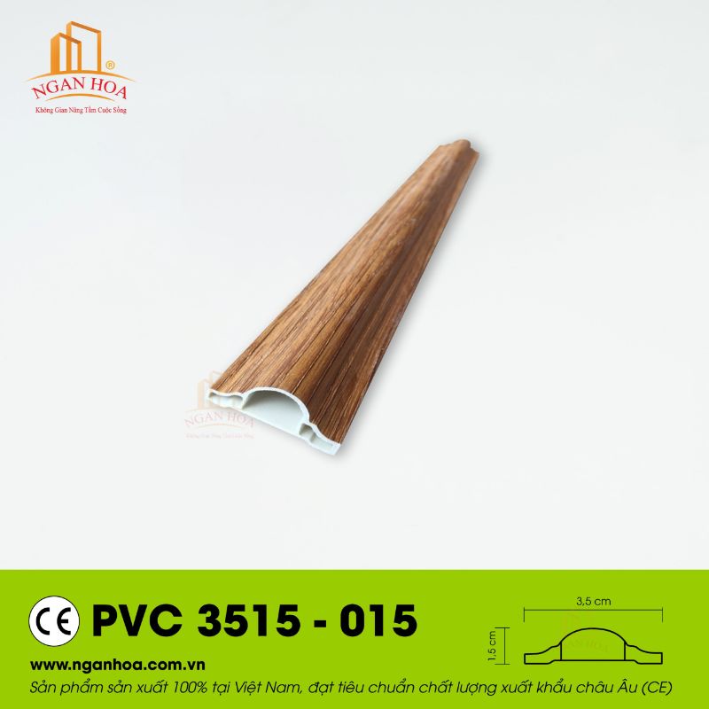 Sản phẩm phào chỉ PVC 3515-015