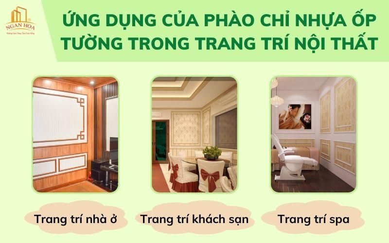 Ứng dụng của phào chỉ nhựa Nam Định trong trang trí nội thất