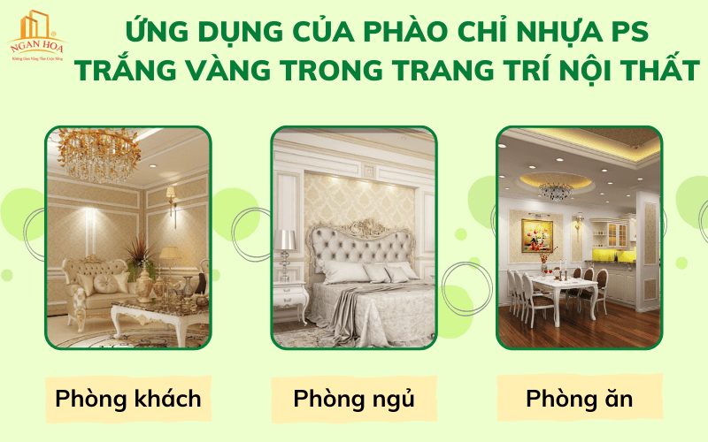 Ứng dụng của phào chỉ nhựa trong nội thất