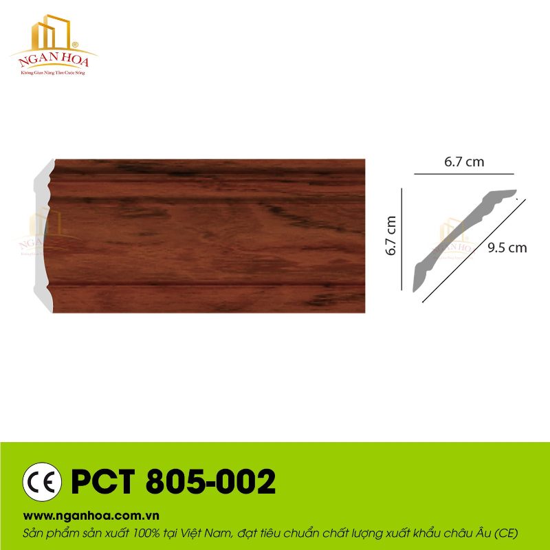 Mẫu phào chỉ PS PCT 805-002