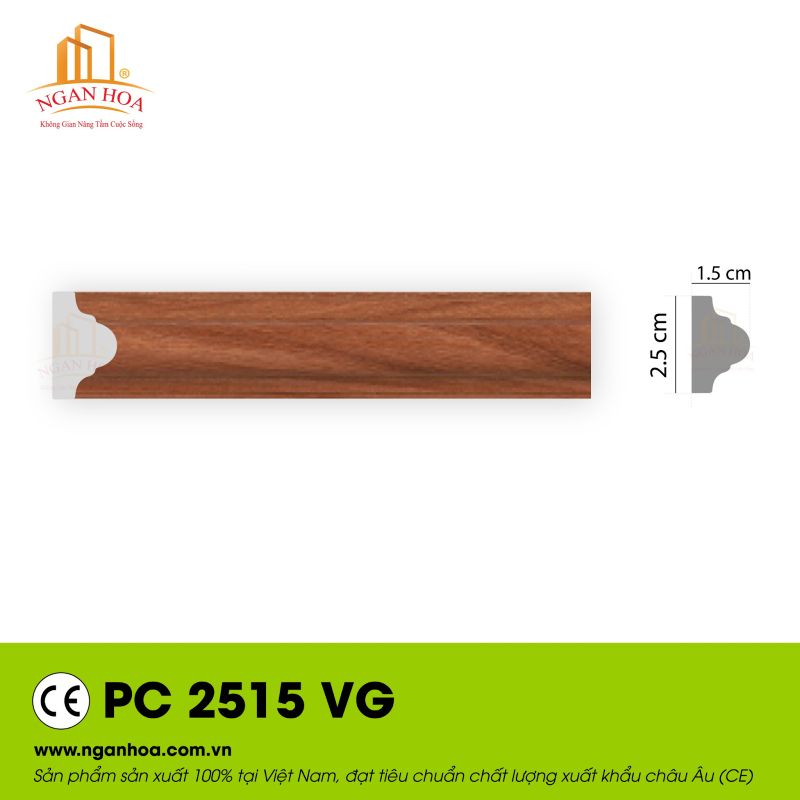 Mẫu phào PC 2515 VG