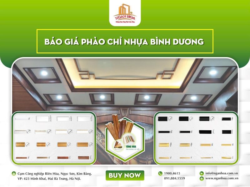 Phào chỉ nhựa Bình Dương