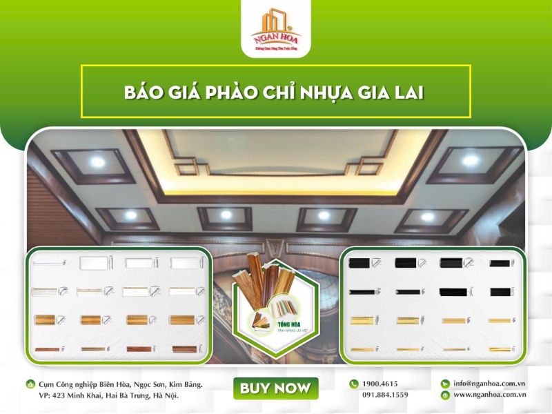 Phào chỉ nhựa Giai Lai