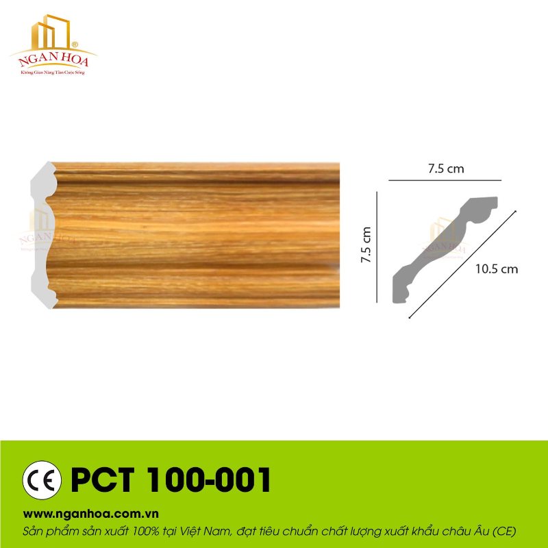 Sản phẩm phào chỉ PS PCT 100-001