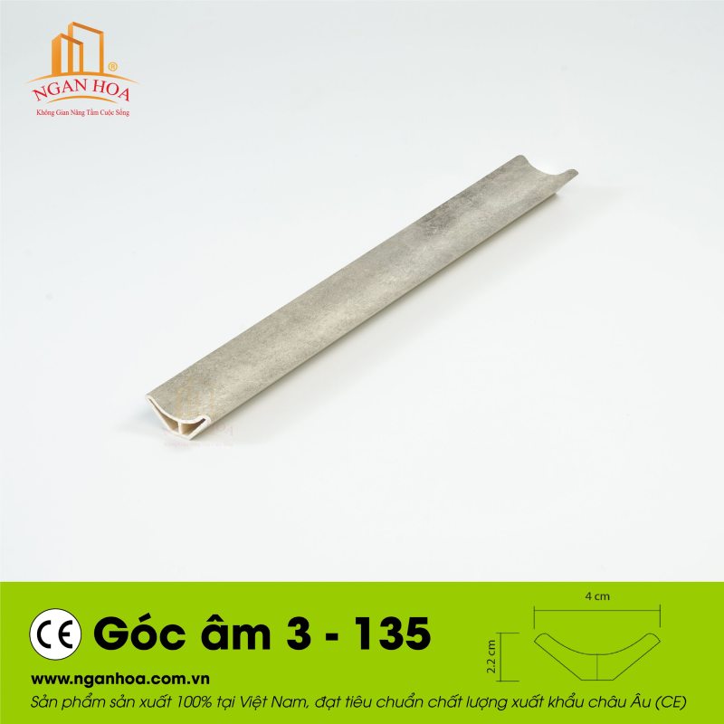 Sản phẩm PVC góc âm 3-135